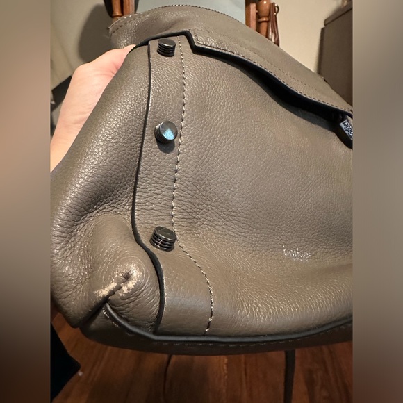 Botkier Noho Gray Leather Backpack - Picture 5 of 10